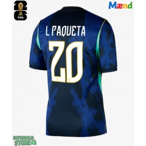 Brasilien Lucas Paqueta #20 Replika Udebanetrøje VM 2026 Kortærmet